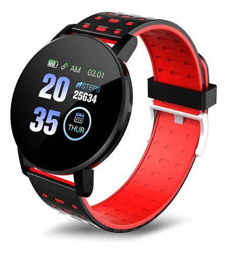 Smartwatch 119 Plus Reloj Inteligente Fitband Redondo