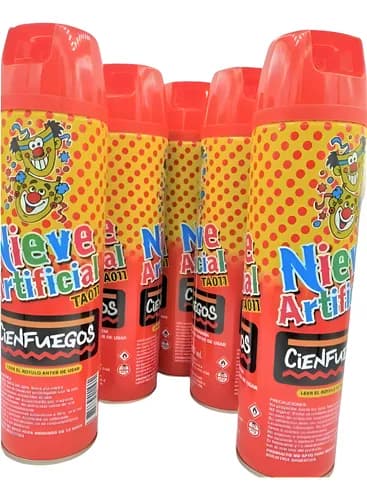 Nieve Artificial Espuma Carnaval X6 -cienfuegos