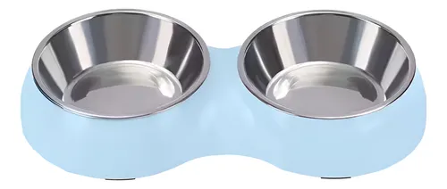 Plato Para Perro Comedero Para Mascotas Doble Perros Y Gato