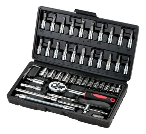 Juego De Herramientas Completo Gadnic X 46 Piezas De Acero