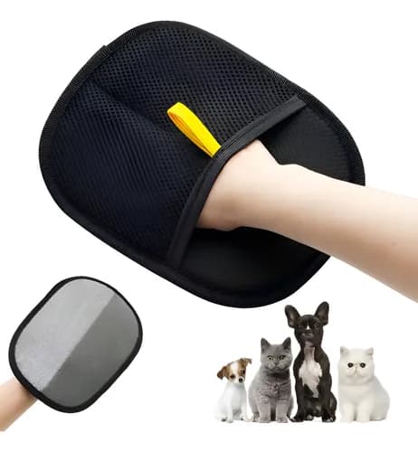 Guante Quita Pelos Y Pelusas Mascotas Sillones Ropa Negro