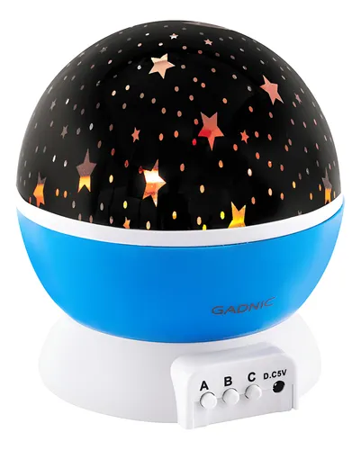 Proyector De Estrellas Gadnic Led Giratorio 3 Rgb Luz Cálida