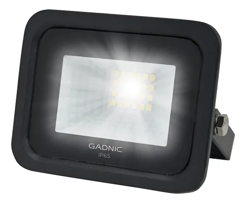 Reflector Led Gadnic Exterior Interior 20 W Blanco Frio Ip65
