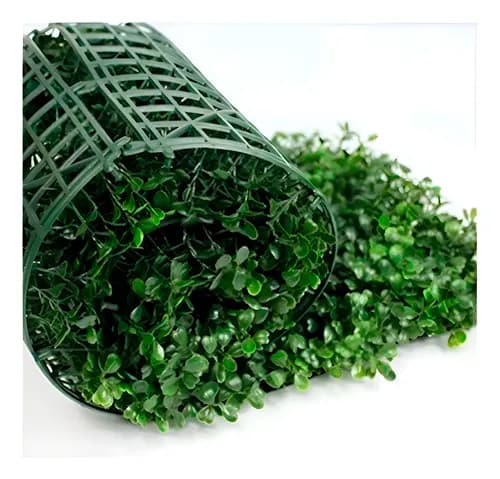 Jardín Vertical Artificial Muro Panel 40x60 Tupido Exterior Color Verde