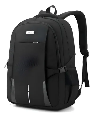 Mochila South Port Urbana Impermeable Acolchonada y Resistente Negro 30L