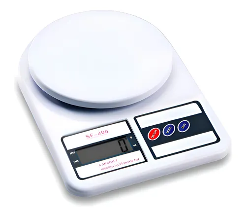 Balanza de cocina digital SQ Cozinha SF-400 pesa hasta 10kg Blanco
