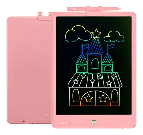 Pizarra Tablet Mágica De Dibujo Anotador Gadnic Lcd 10 Color Rosa