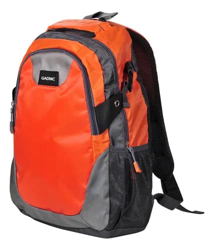 Mochila Deportiva Gadnic 35l Resistente Al Agua Ergonomica Color Naranja Diseño de la tela Liso