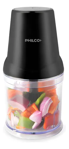 Picadora de alimentos Philco Electrica 400W PI23PHP Negro