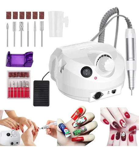 Torno Electrico Para Uñas Manos Pies Manicuria Pedicuria