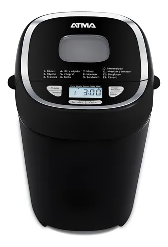 Horno De Pan Atma 550w 900 Grs Display Lcd