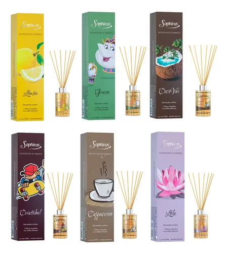 Saphirus Difusor Aromático Con Varillas X 3 Und