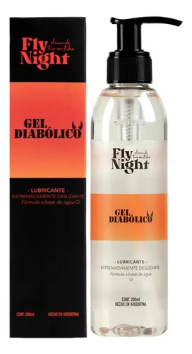 Gel Diabólico Fly Night Lubricante Anal Ultra Deslizante 200ML