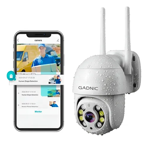 Cámara de Seguridad Wifi IP Gadnic DM200W FHD Motorizada 1080P Audio Bidireccional Conexión Inalámbrica