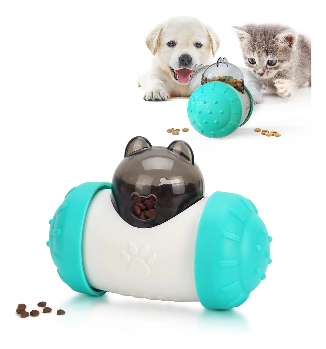 Dispensador Interactivo de Snacks para Mascotas Perros y Gatos