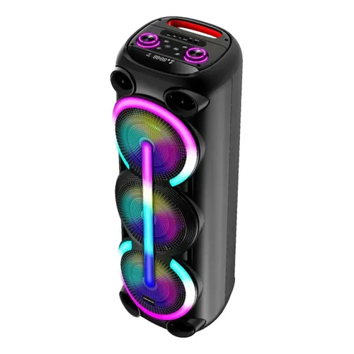 Parlante Bluetooth Daihatsu D-S8030 BT – 3 Vías con Luces LED y Micrófono