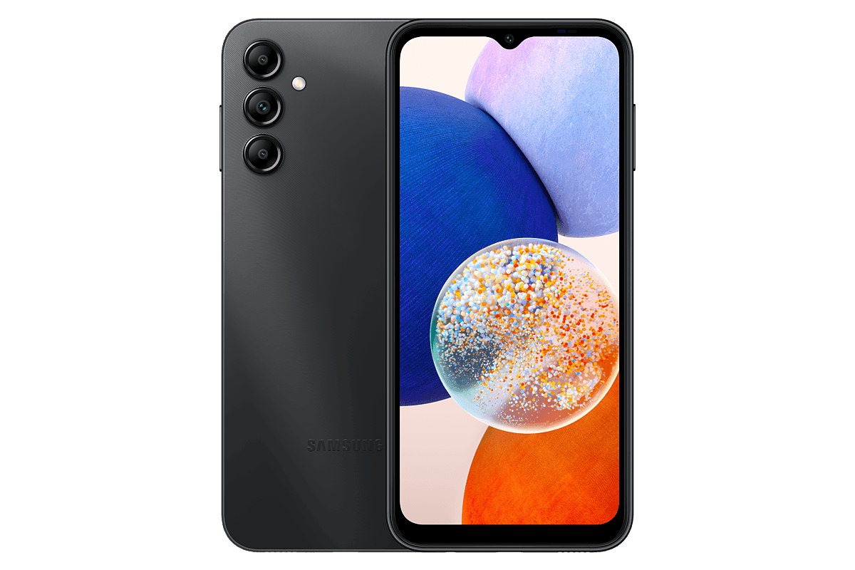 Celular Samsung Galaxy A14 5G (128GB/4GB) Negro – Confiabilidad y Velocidad a tu Alcance