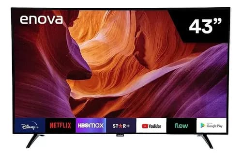 Enova 43" Google TV – Equilibrio Perfecto y Experiencia Inmersiva