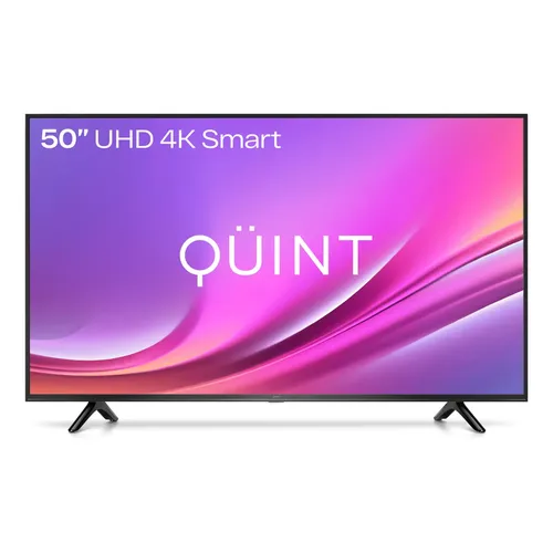 Smart TV Quint 50" UHD 4K – Inmersión Total y Tu Propio Cine en Casa