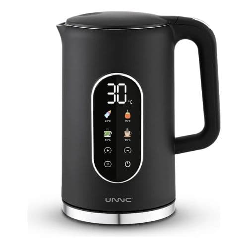 Pava Eléctrica Winco 1850W Negra – Inmediatez Absoluta y Elegancia en tu Mesada