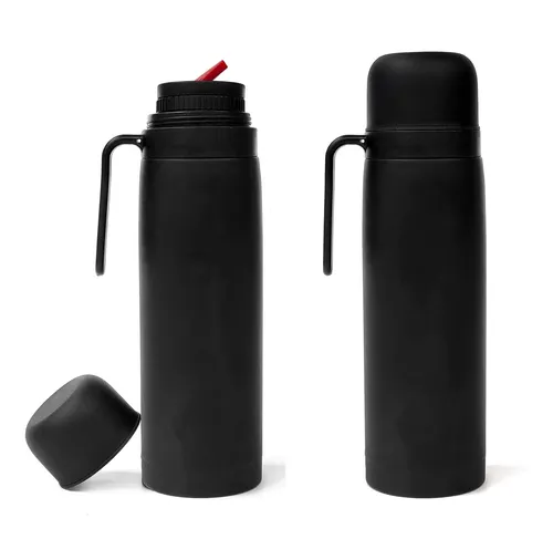 Combo 3 Termos Media Manija Negro