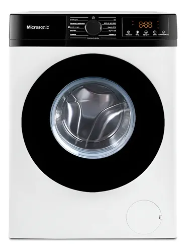 Lavarropas Microsonic 8kg Inverter Carga Frontal Blanco