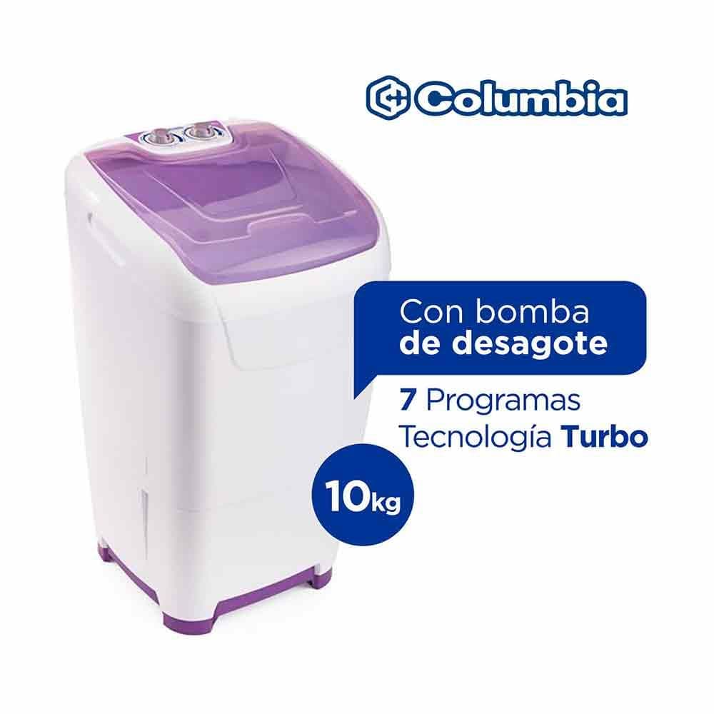 Lavarropas Semiautomático Columbia 10kg LSC10001