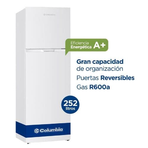Heladera Columbia 275L CHD25/9 Blanca Defrost – Confiabilidad Absoluta y Conservación Vital
