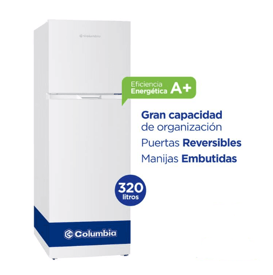 Heladera Columbia 320L CDH31/9 Blanca