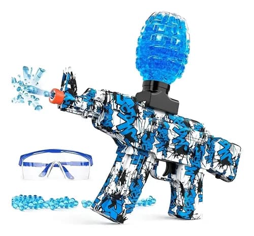Pistola de Juguete Lanzadora de Hidrogel Automática Azul