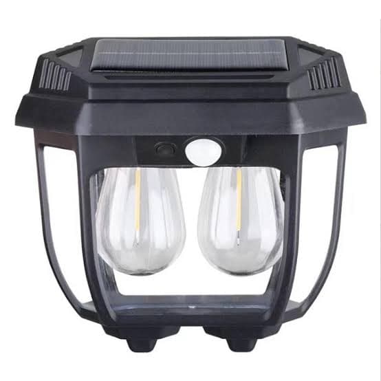 Lámpara Solar con Sensor de Movimiento 28W Exterior