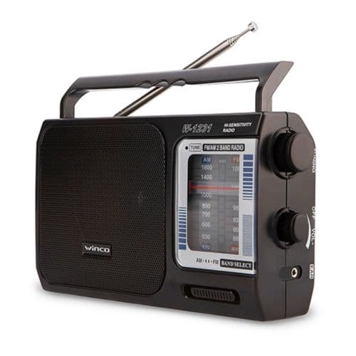 Radio de Mano AM/FM Portátil Winco W1231