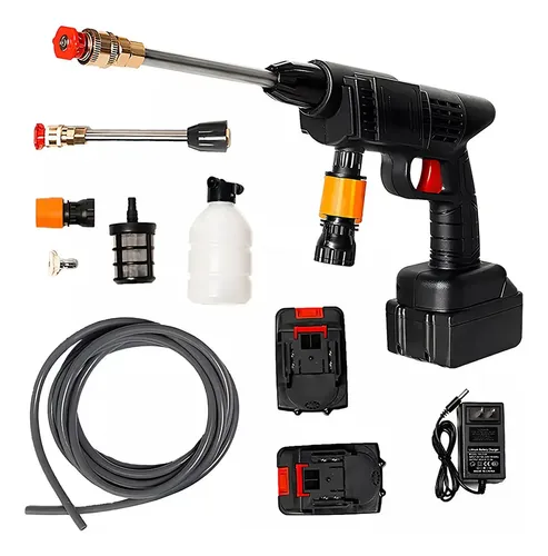 Hidrolavadora Inalámbrica a Batería Portátil (Doble Batería)