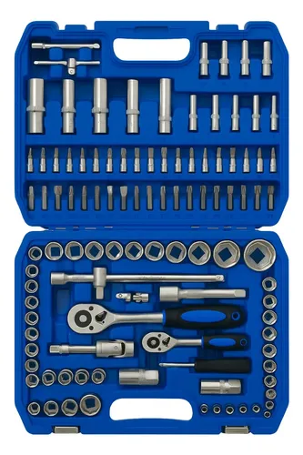 Maletín Caja de Herramientas Profesional 108 Piezas Azul