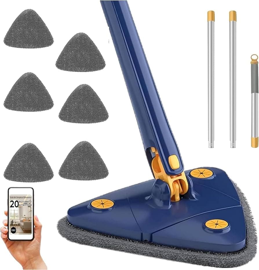 Mopa Triangular Giratoria de Limpieza Profunda