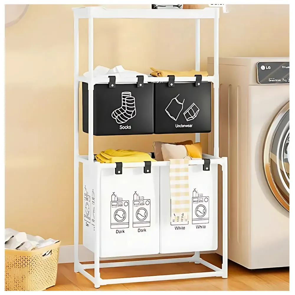 Cesto Organizador de Secado Plegable