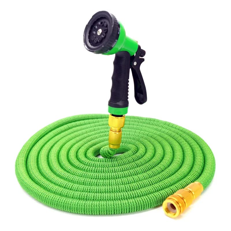 Manguera de Jardín Reforzada 15 Metros Verde