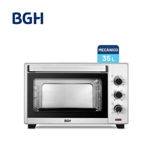 Horno Eléctrico BGH 35 Litros 1600W Inox (BHE35S22)