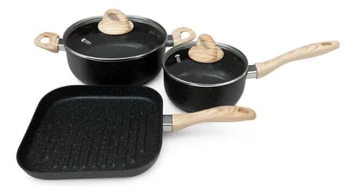 Juego de Ollas 5 Piezas Cook Pro Oryx (EKT0499B)